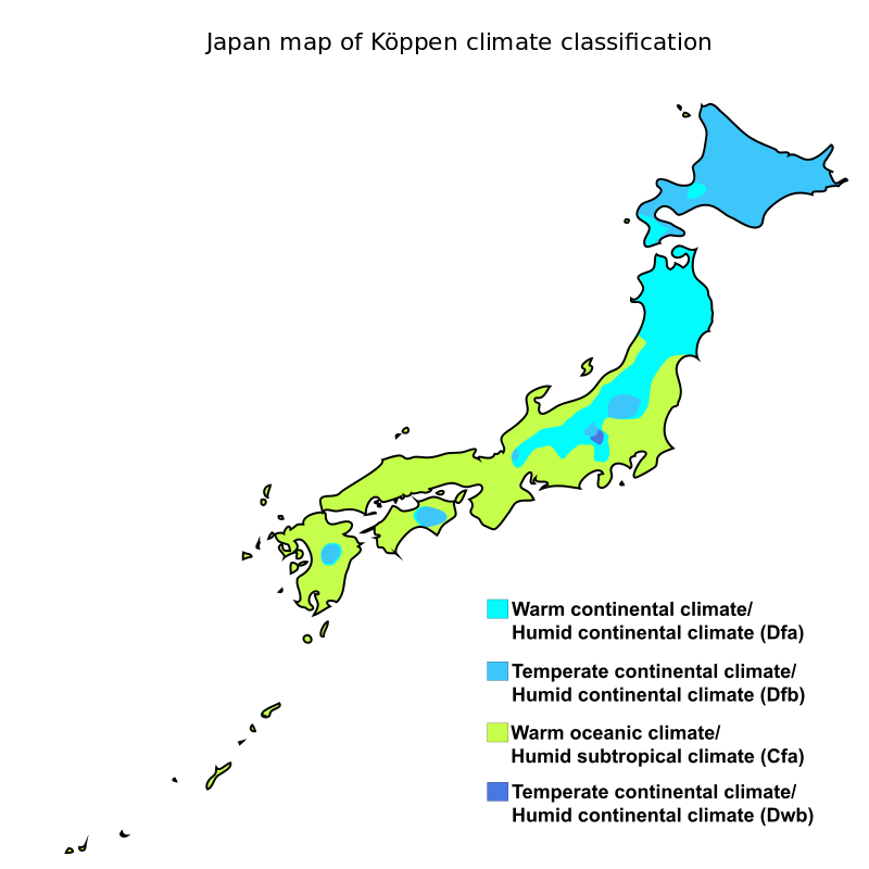 Japan Klima